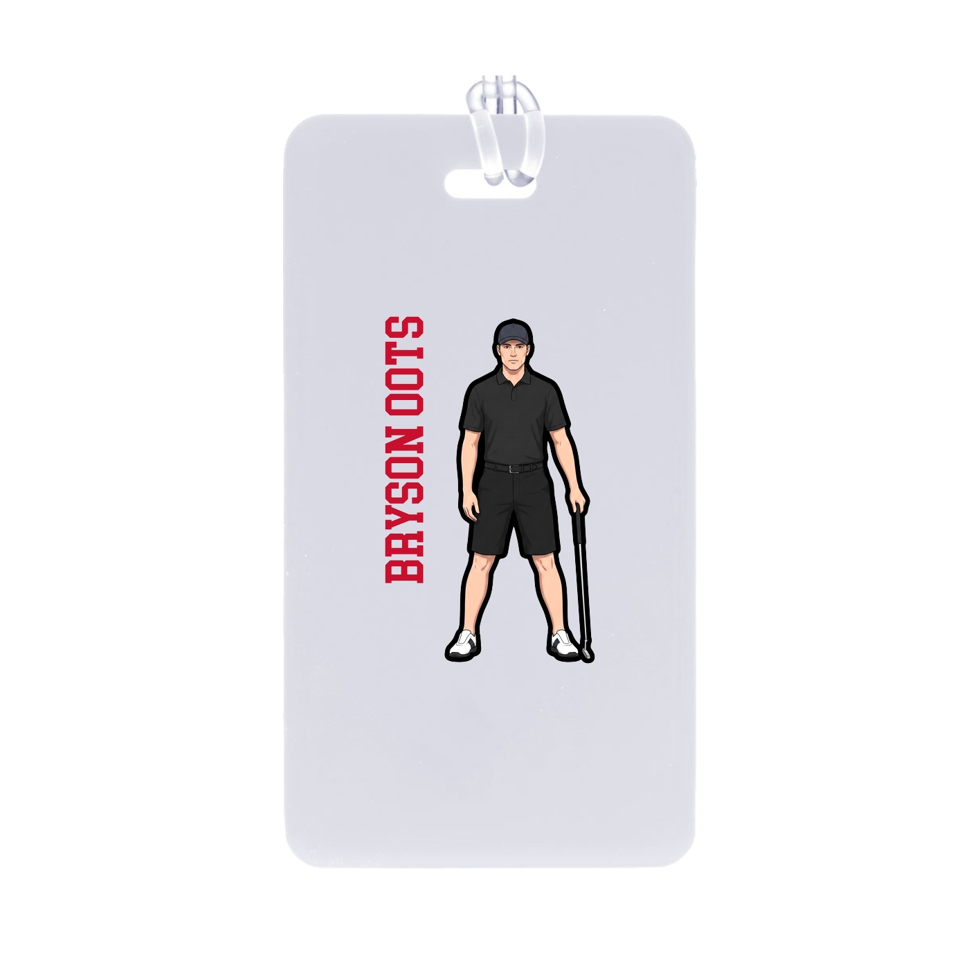 Bag Tag — Name Vertical in Classic