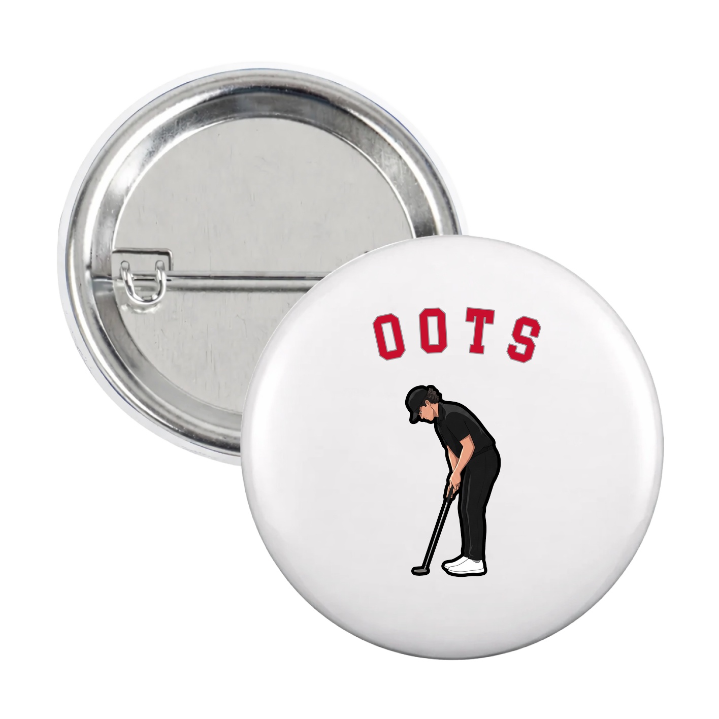 Game Day Button — Shirsey Arch in White