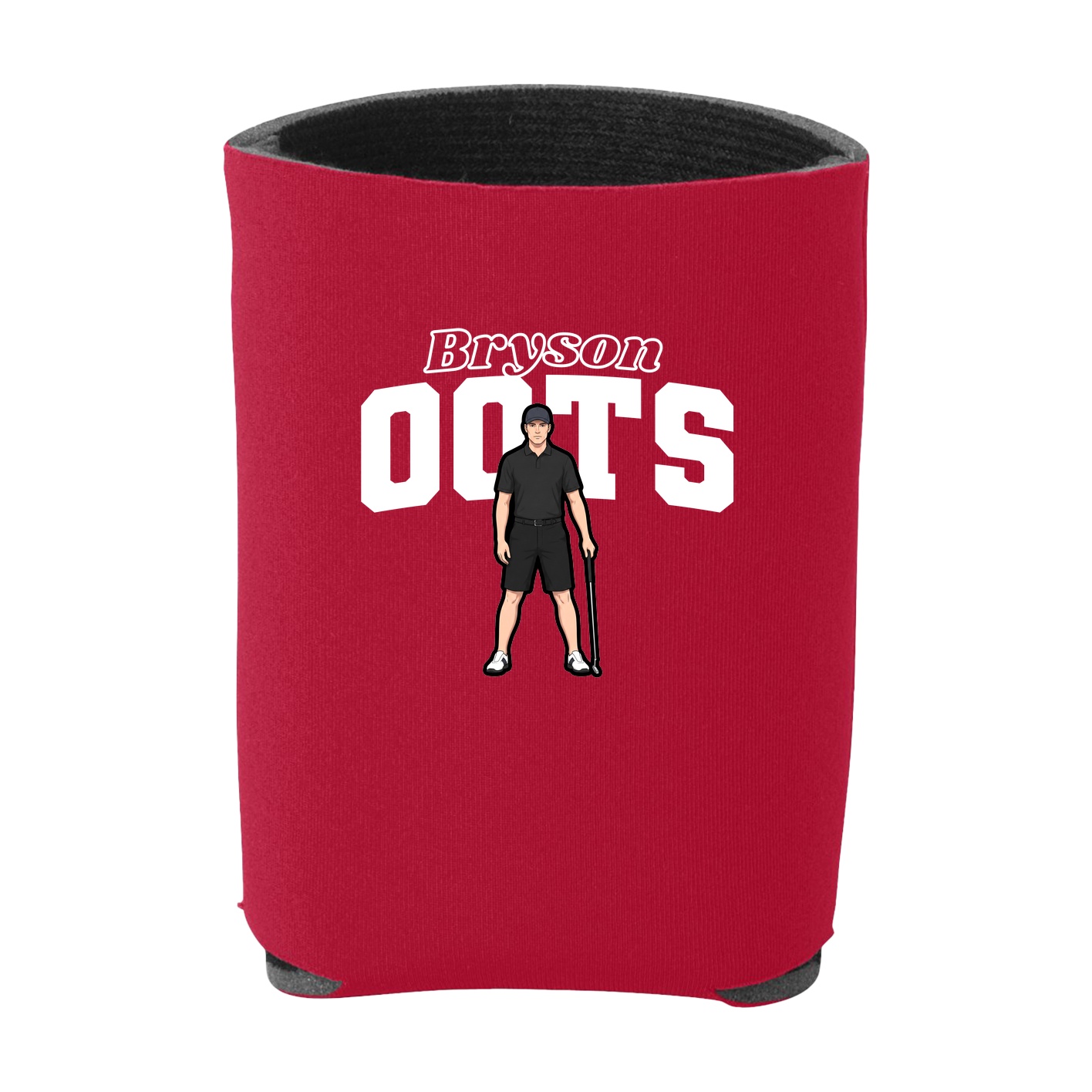 Can Holder — Name Arch in Red