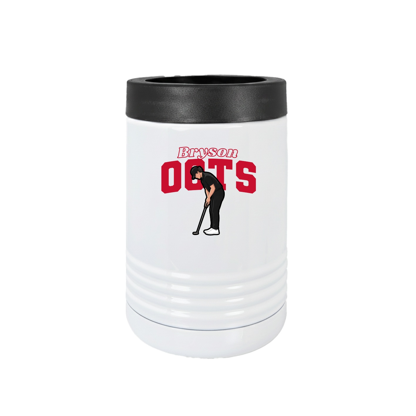 Beverage Holder — Name Arch in White