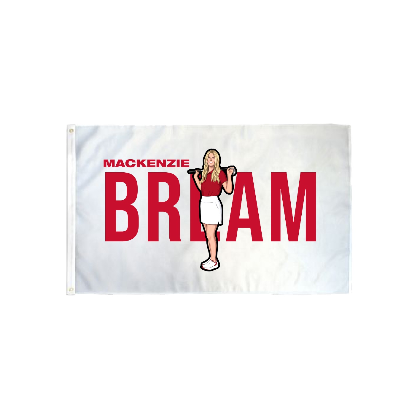 3x5 Flag — Player Name in Classic