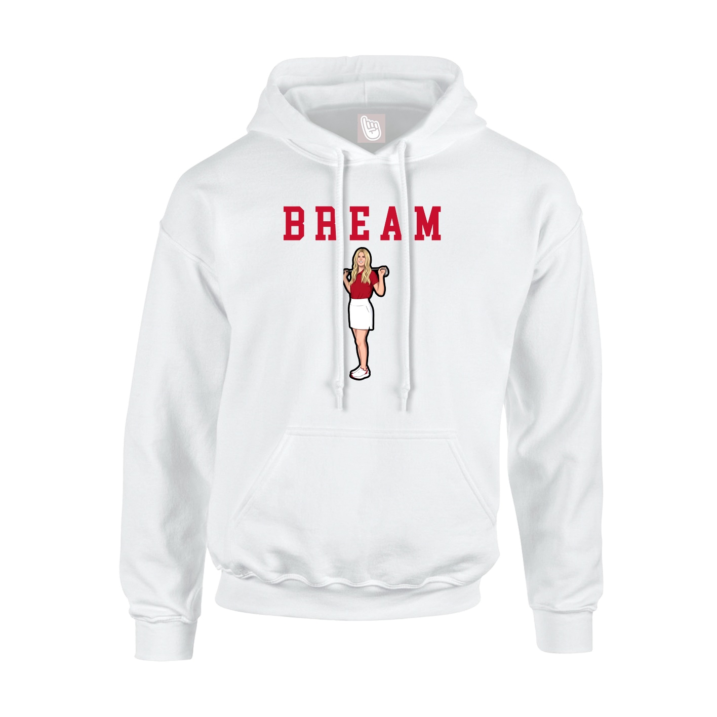 Youth Hoodie — Shirsey in White