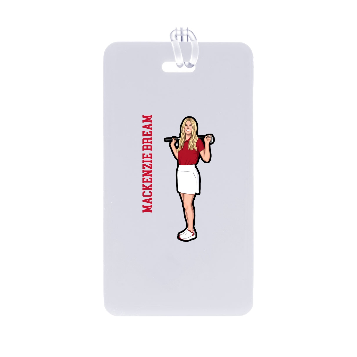 Bag Tag — Name Vertical in Classic