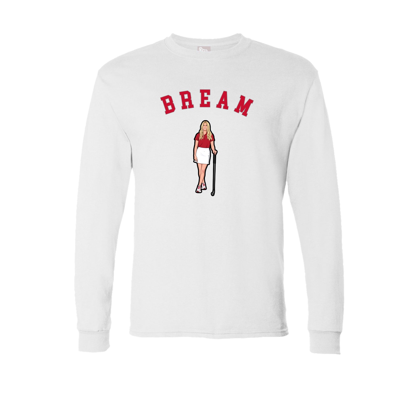 Long Sleeve Tee — Shirsey Arch in White