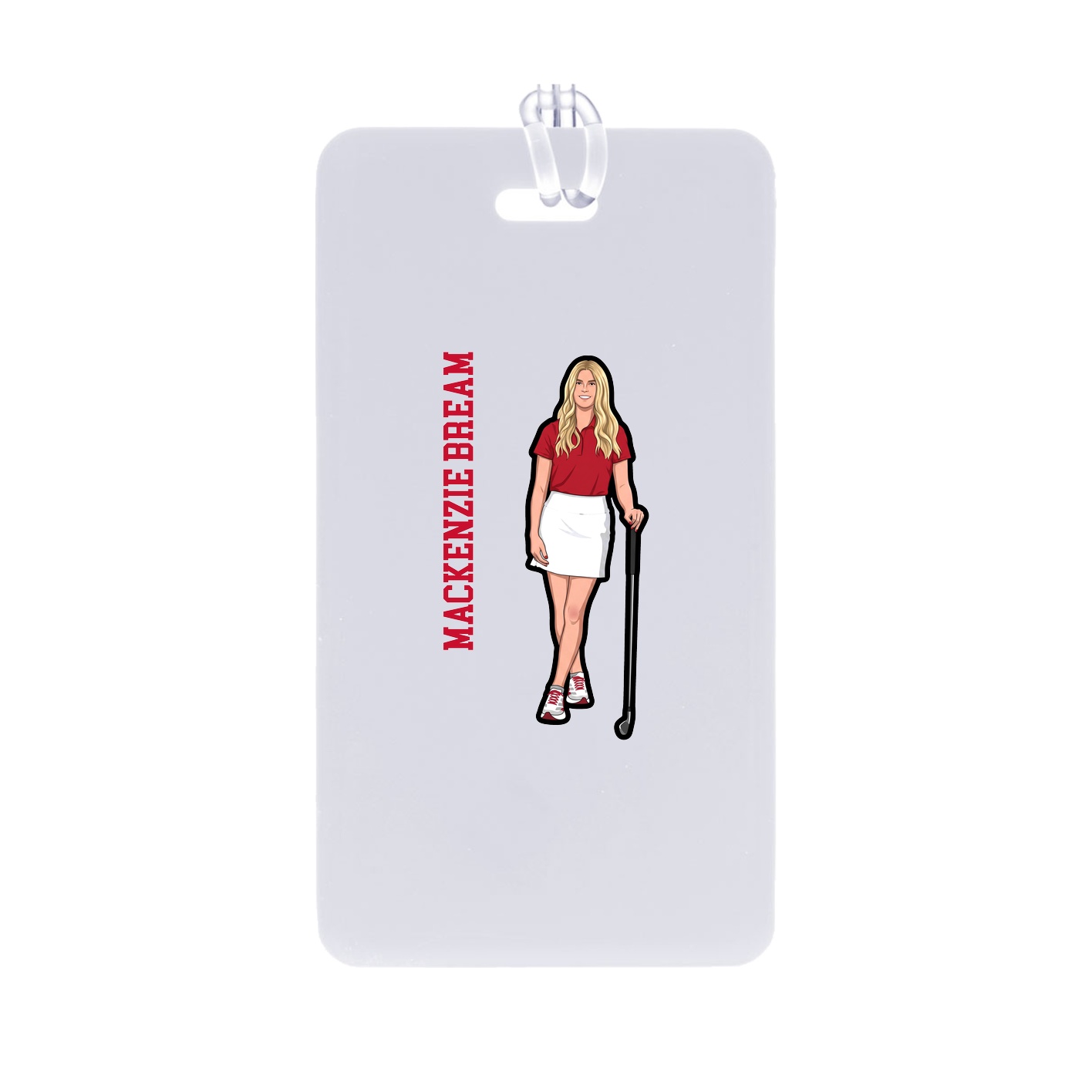 Bag Tag — Name Vertical in Classic