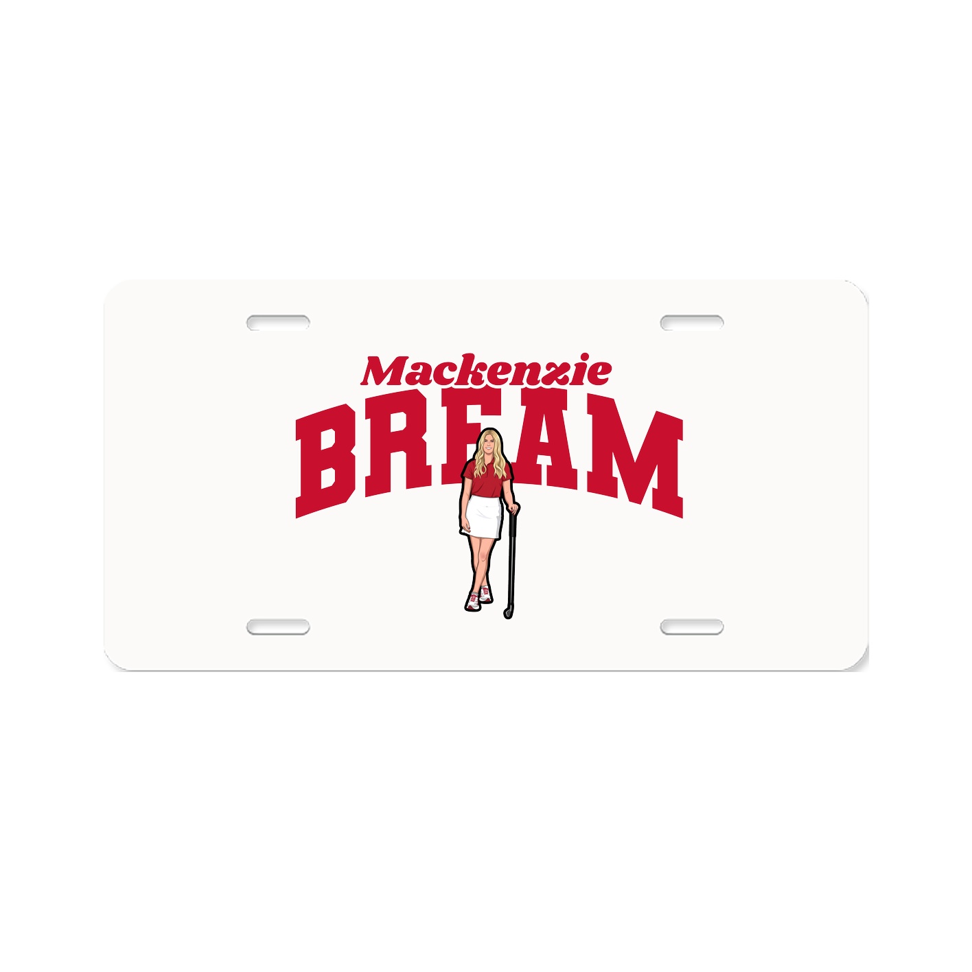 License Plate — Signature Arch in Classic