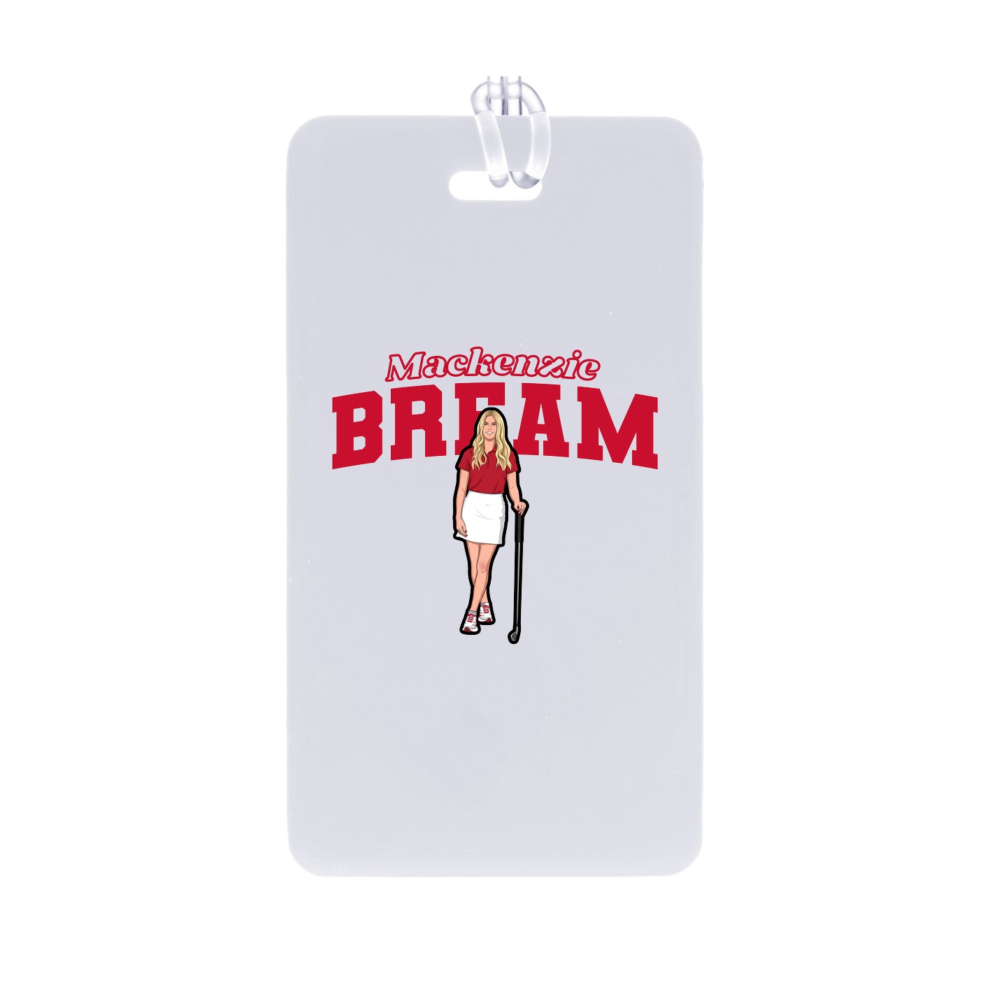 Bag Tag — Name Arch in Classic