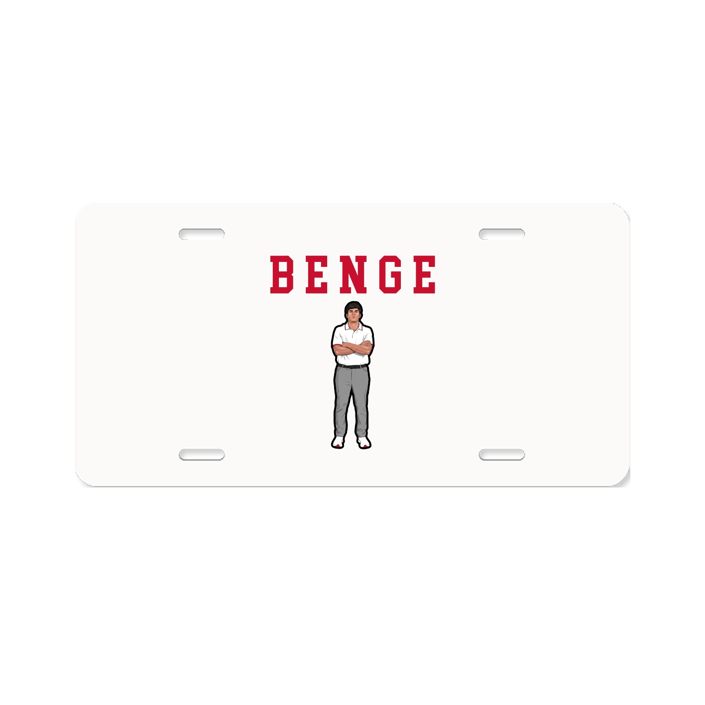 License Plate — Shirsey in Classic