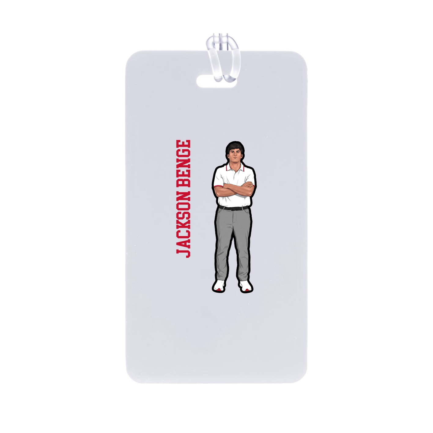 Bag Tag — Name Vertical in Classic