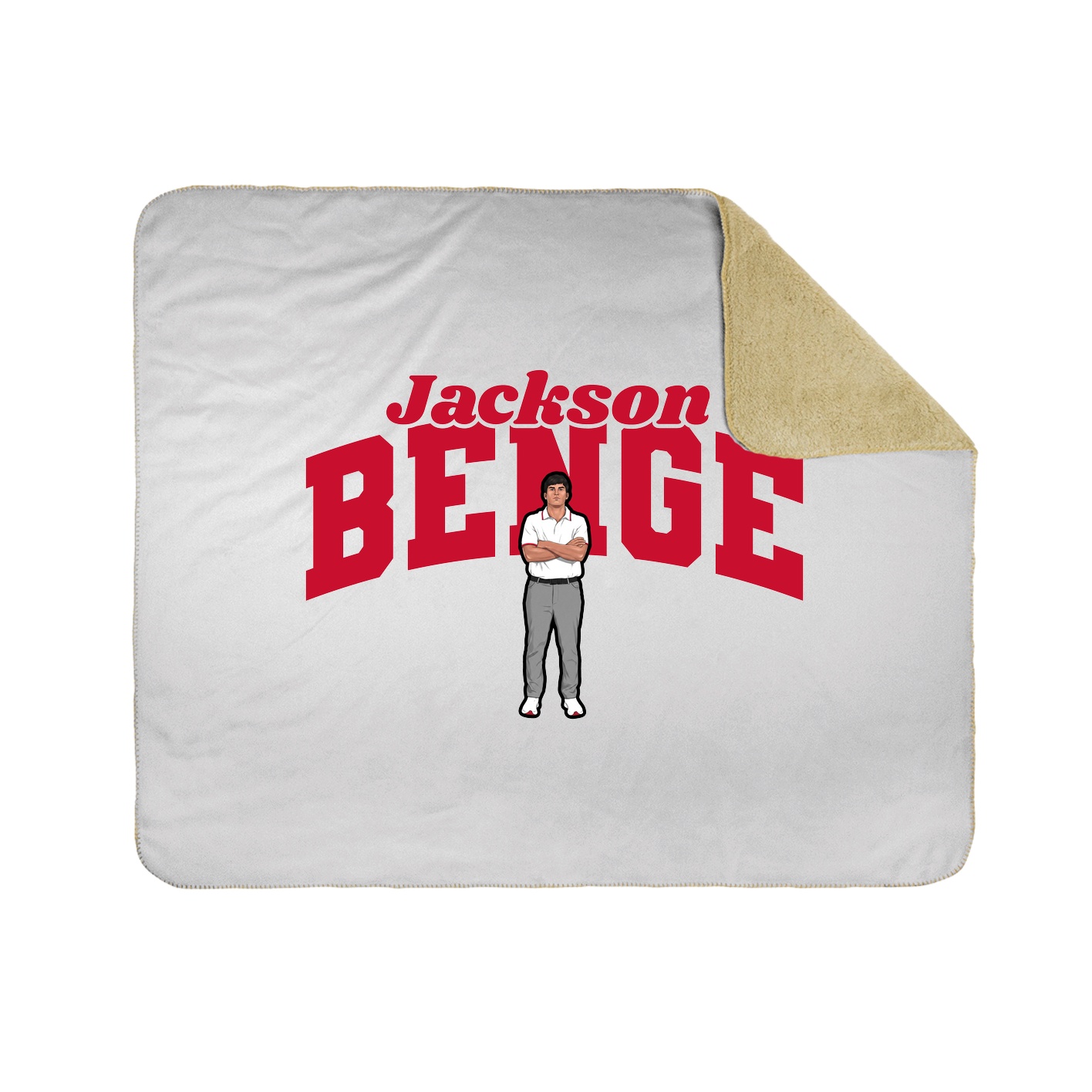 Throw Blanket — Signature Arch in White