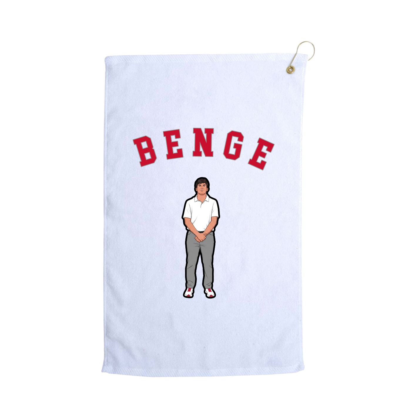 Golf Towel — Shirsey Arch in White