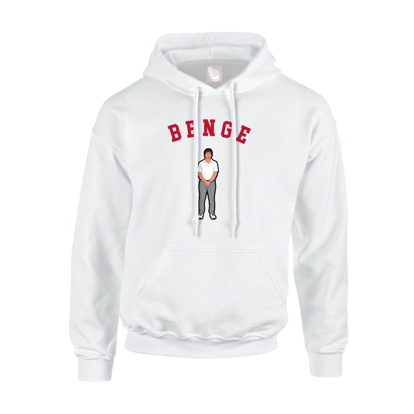 Hoodie — Shirsey Arch in White