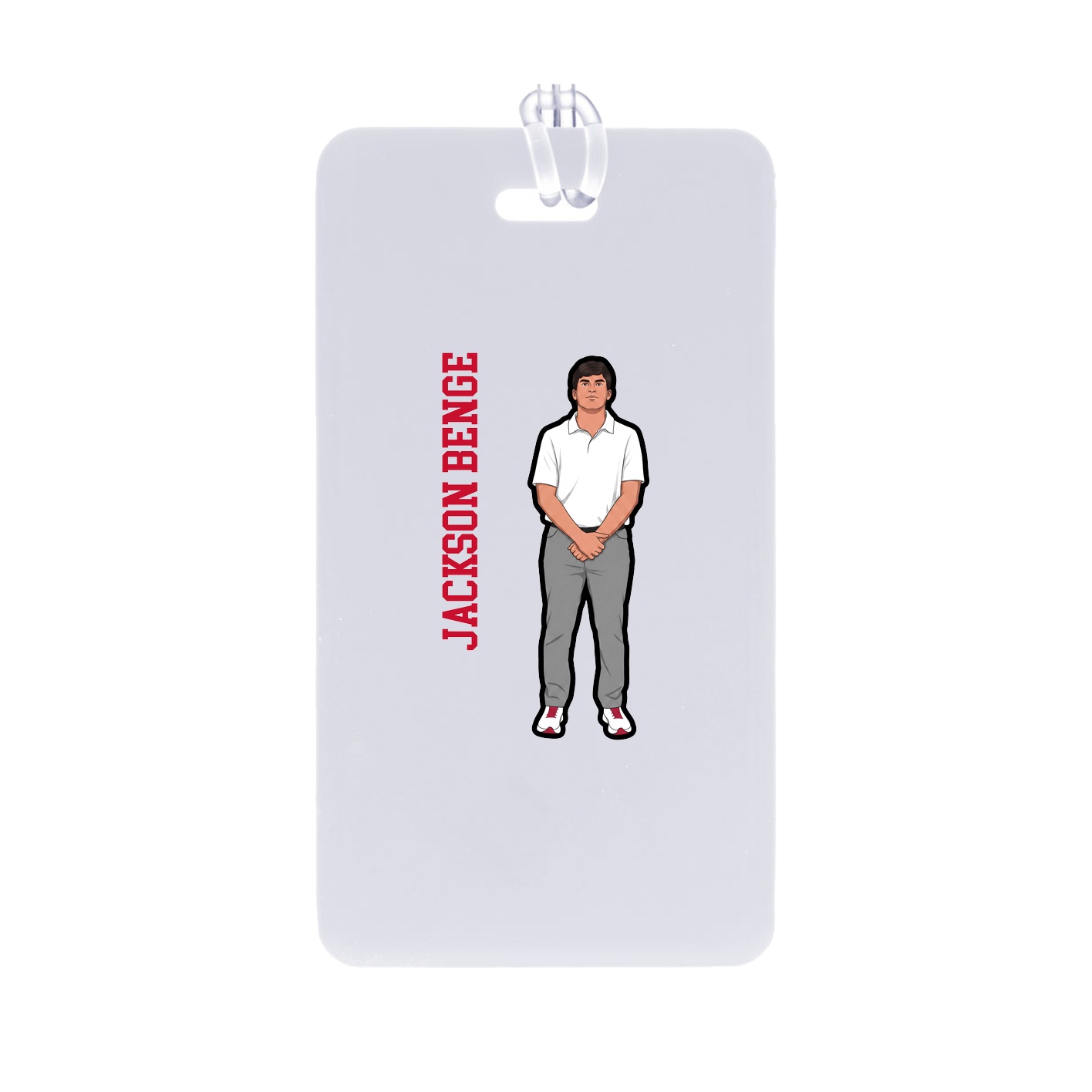 Bag Tag — Name Vertical in Classic