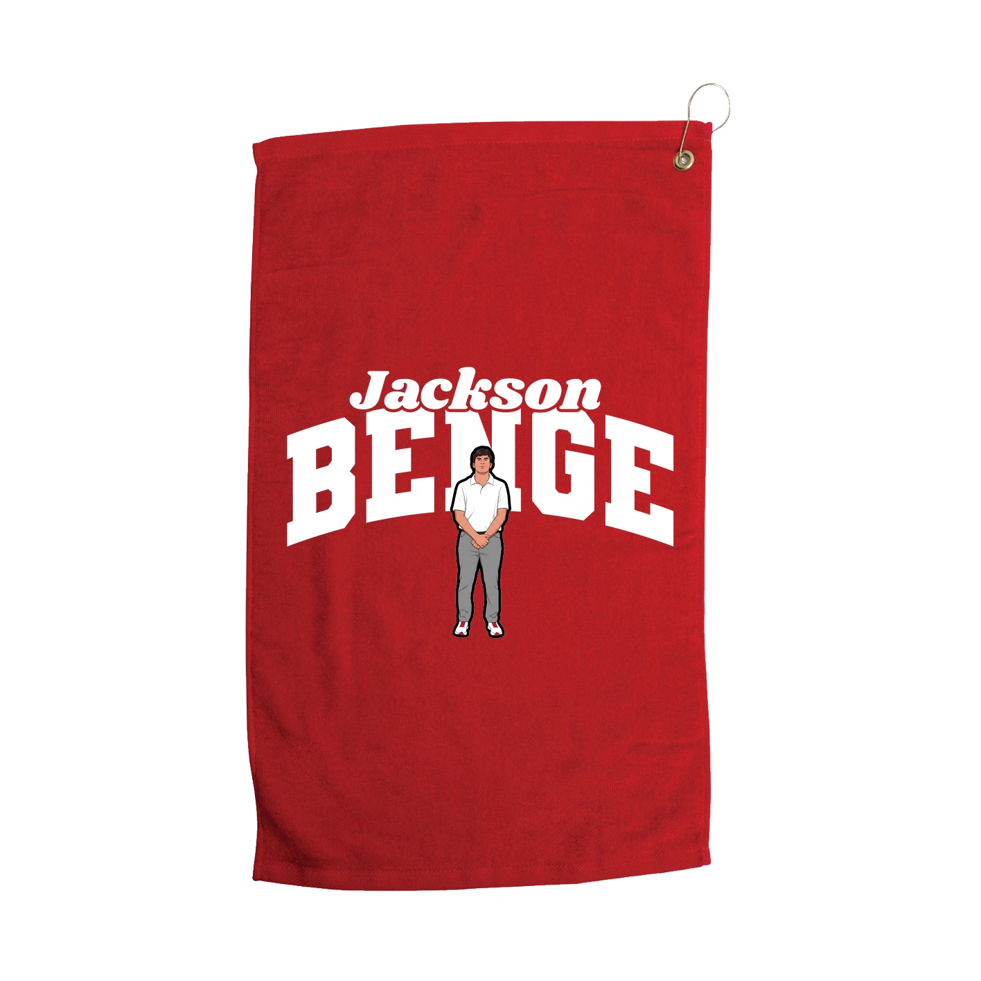 Golf Towel — Signature Arch in Red