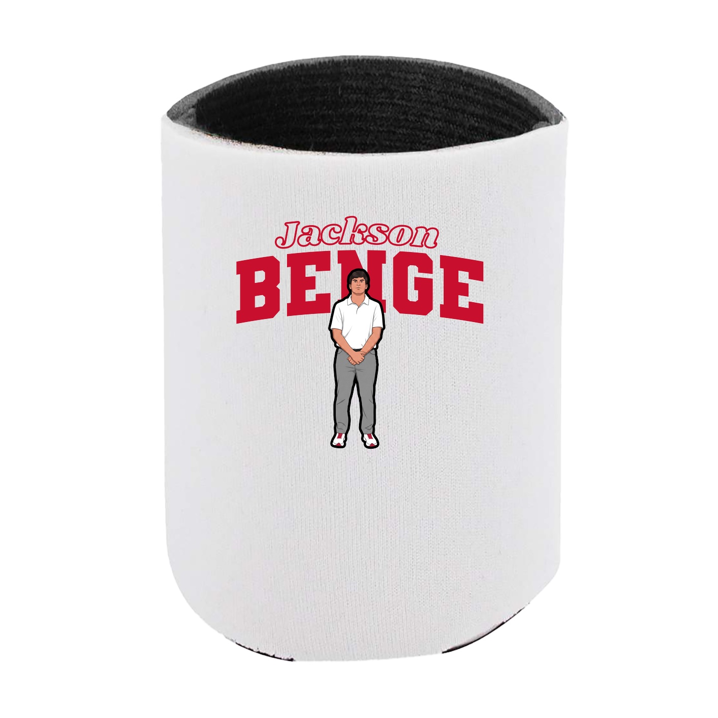 Can Holder — Name Arch in White