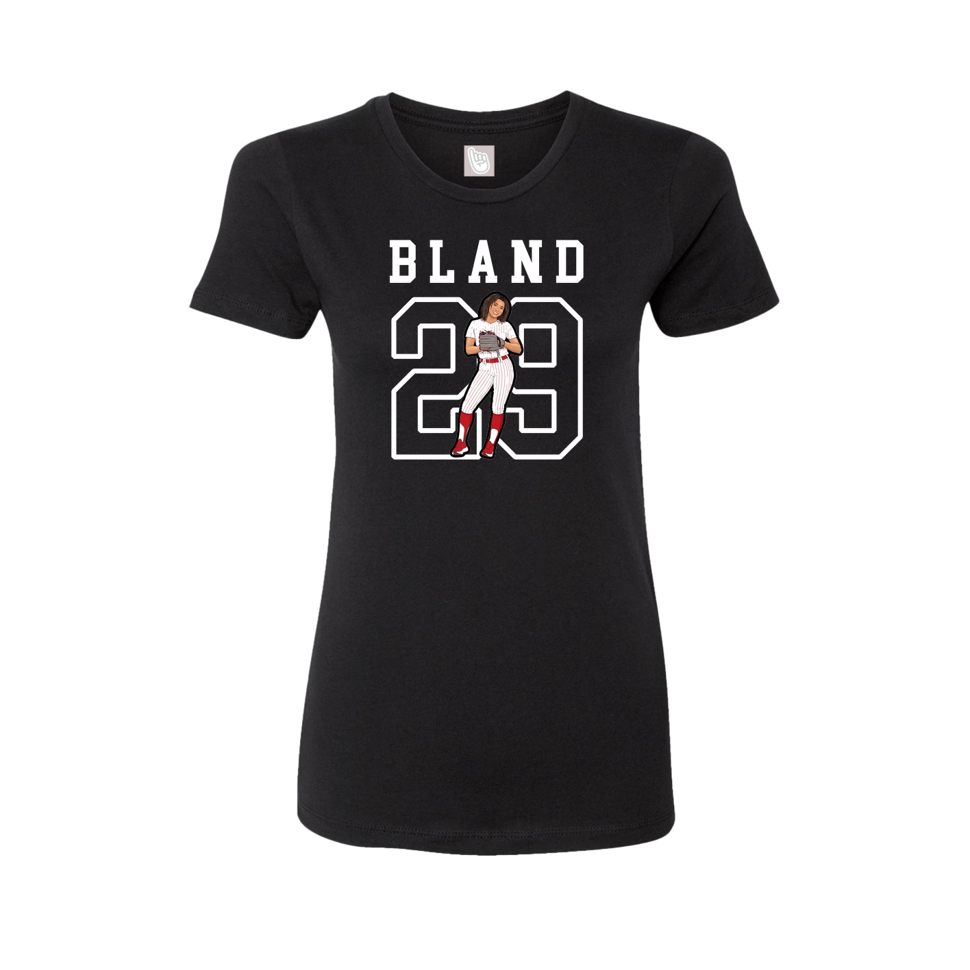 Fitted Women's Tee — Shirsey in Black
