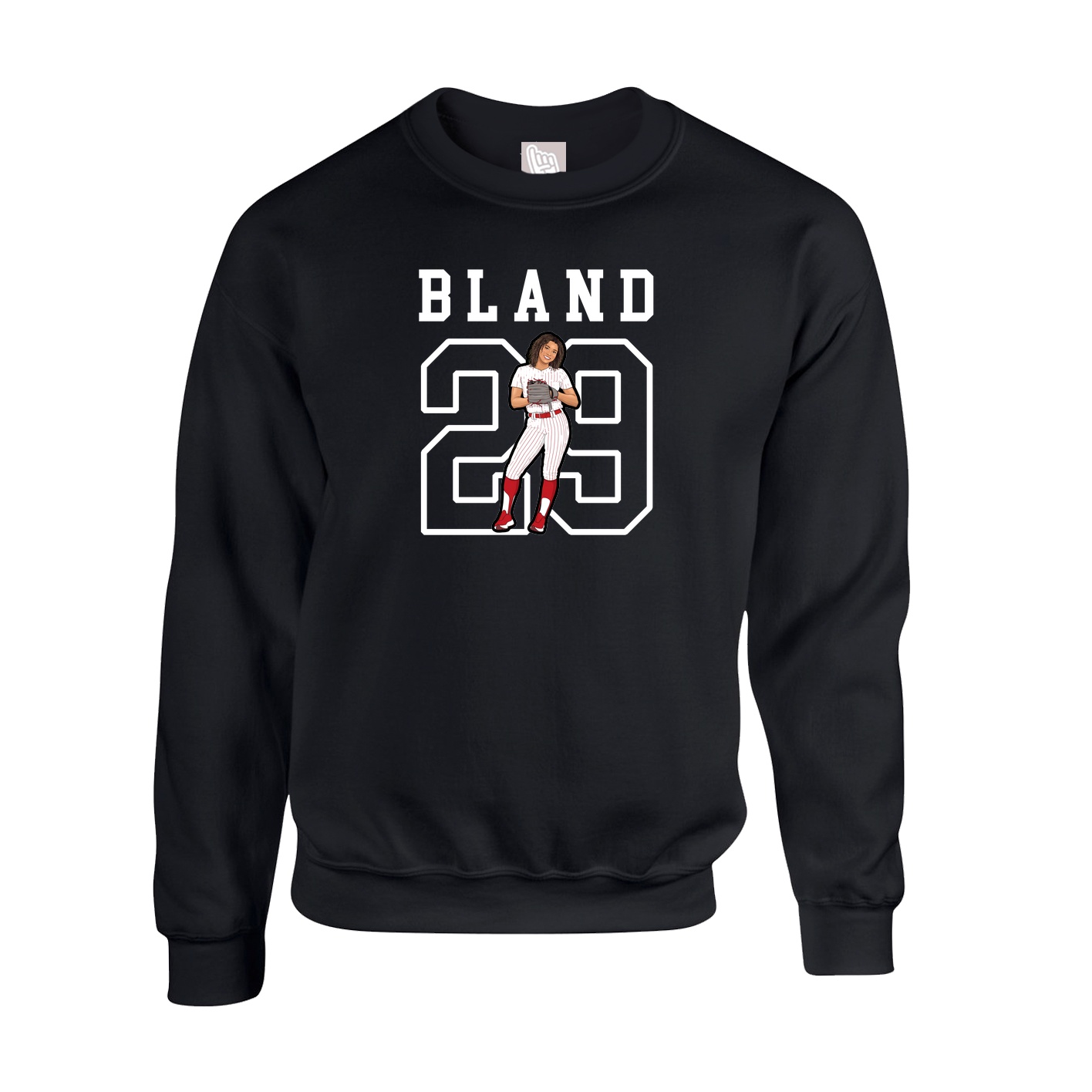 Fleece Crew — Shirsey in Black