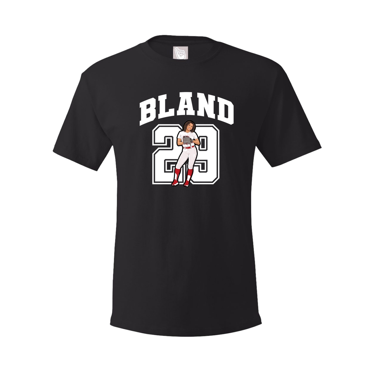 Youth Tee — Number in Black