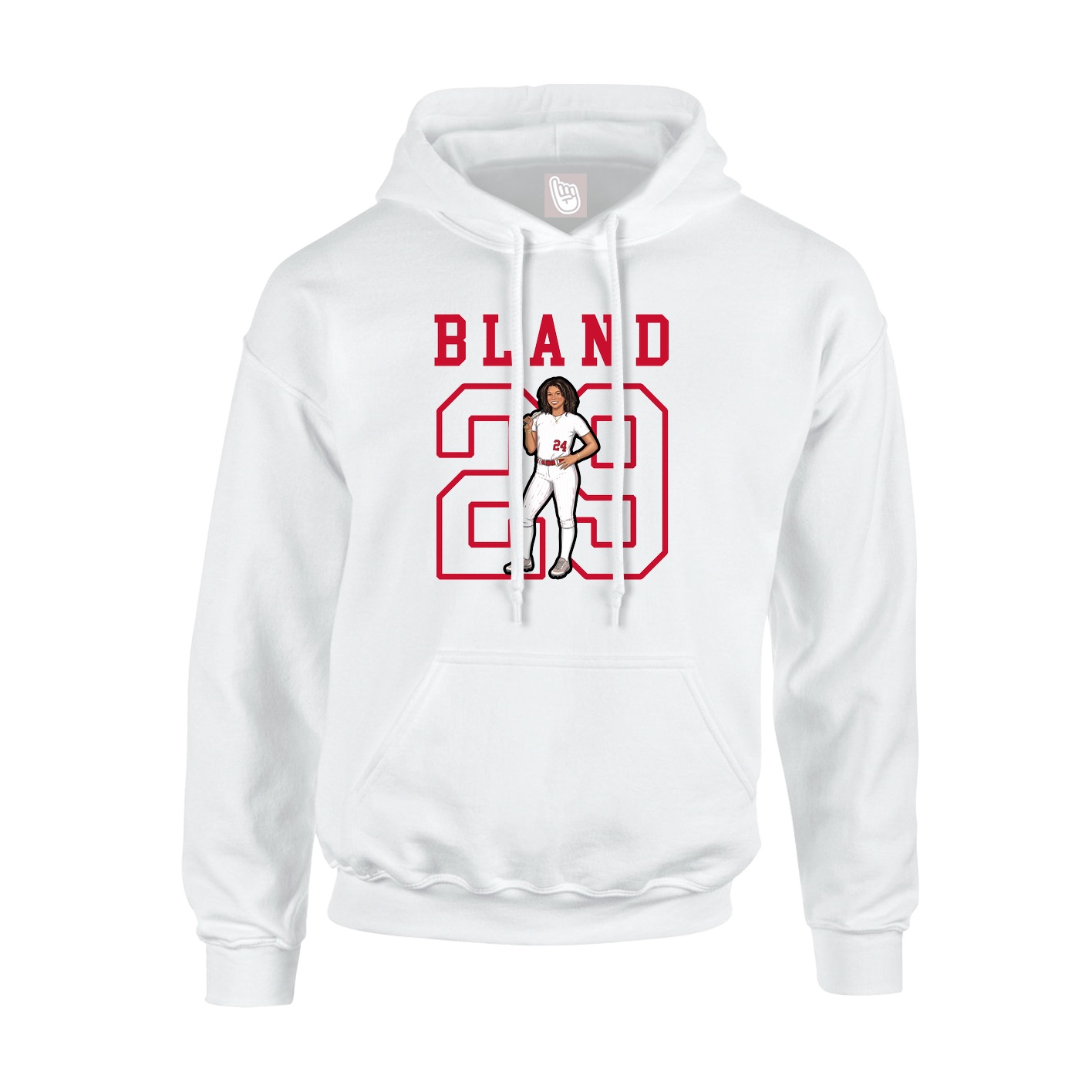 Hoodie — Shirsey in White