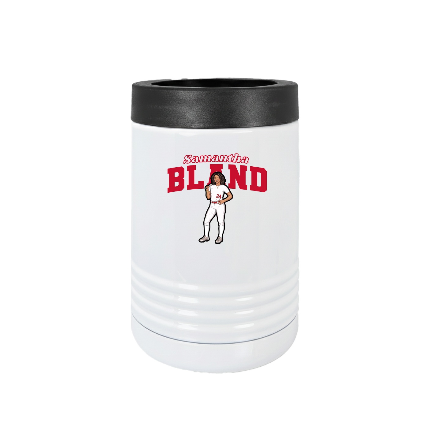 Beverage Holder — Name Arch in White