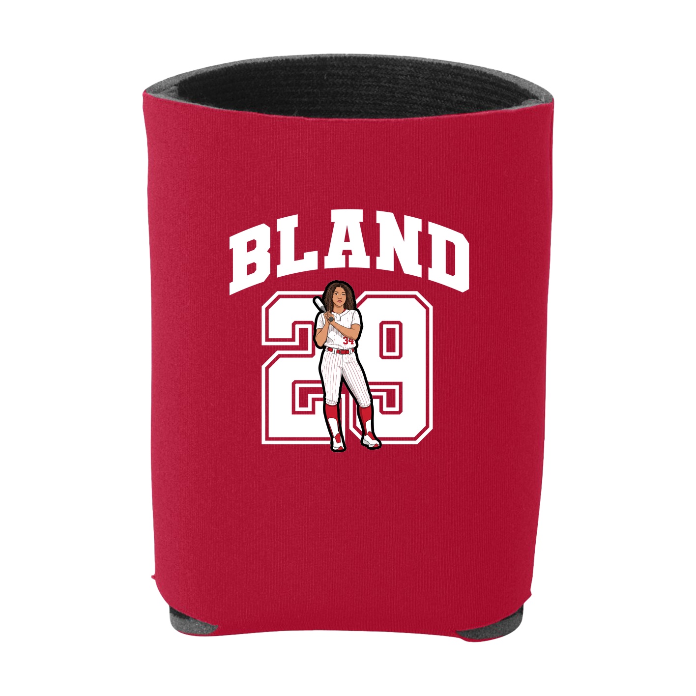 Can Holder — Number in Red