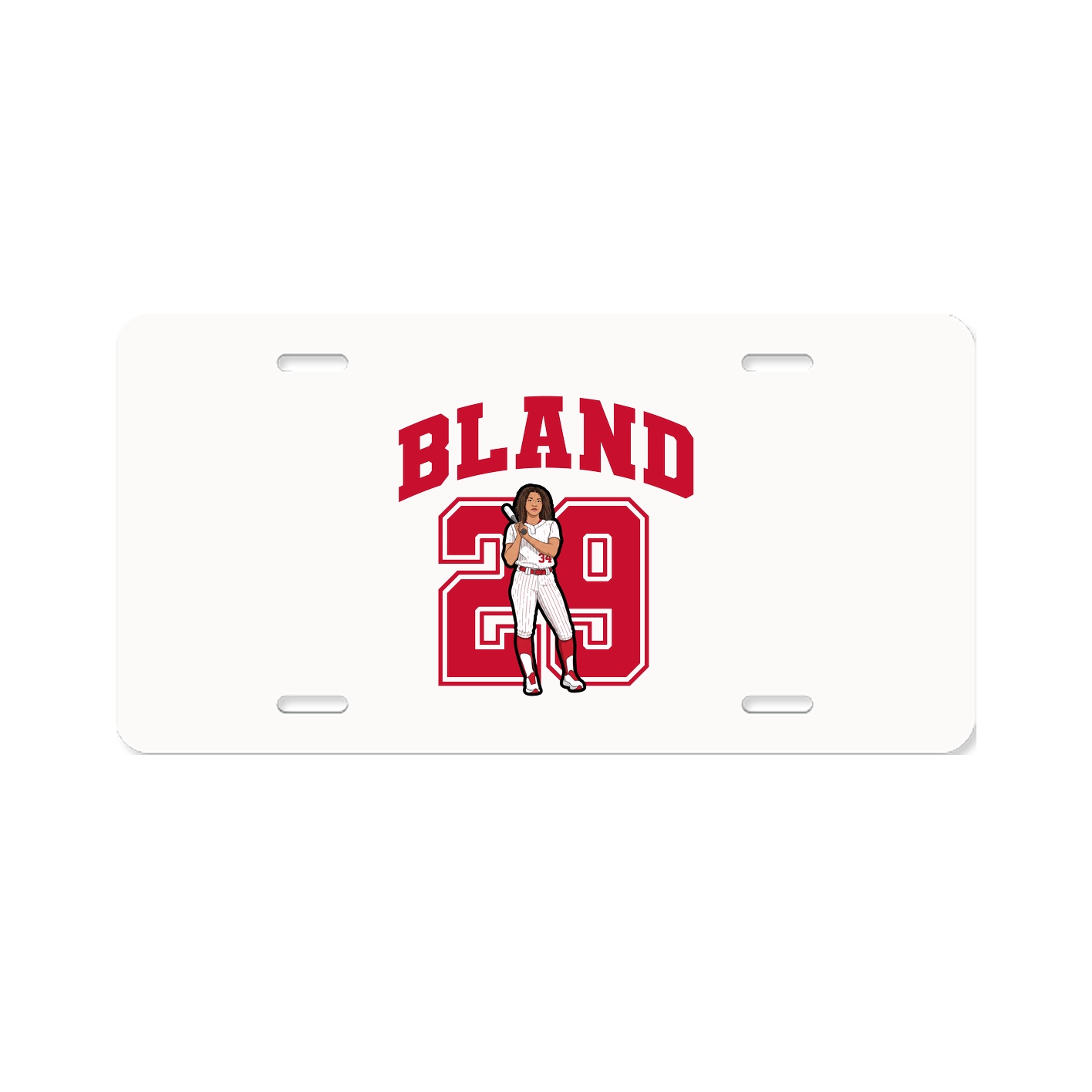 License Plate — Number in Classic