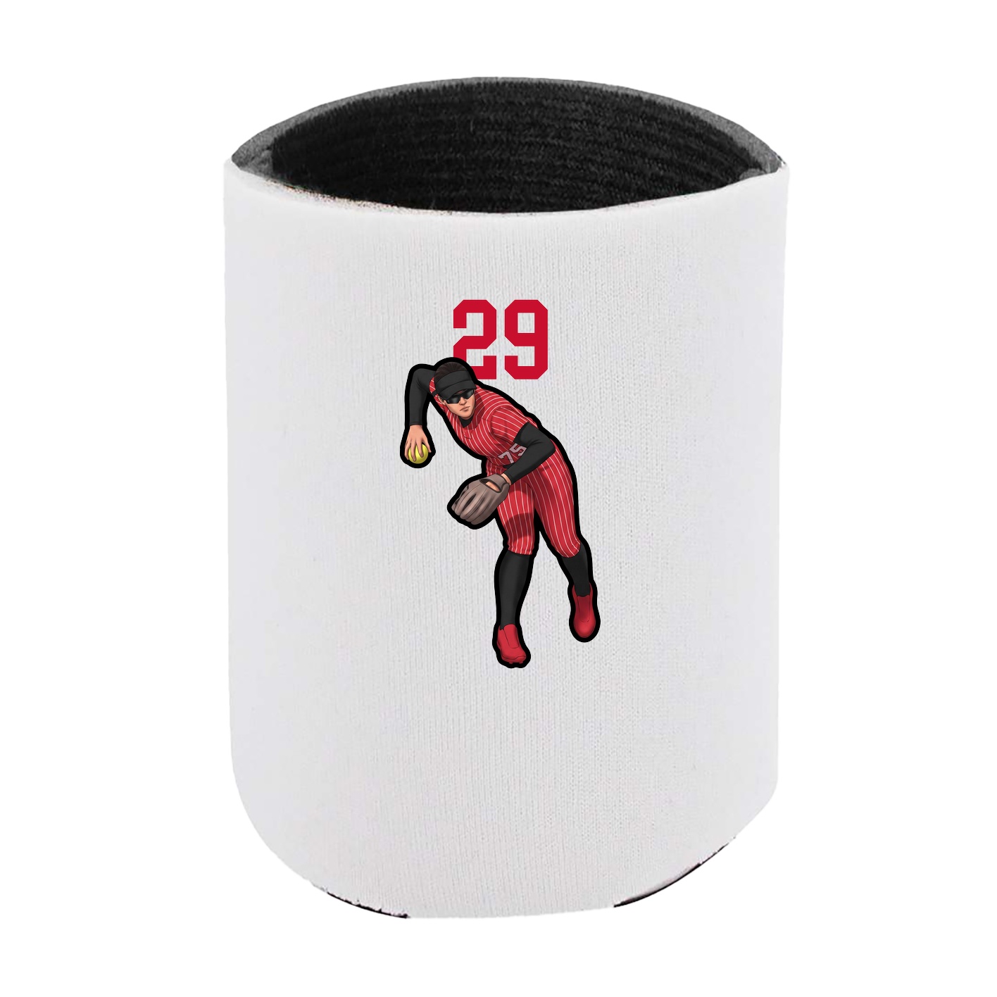 Can Holder — Number Top in White