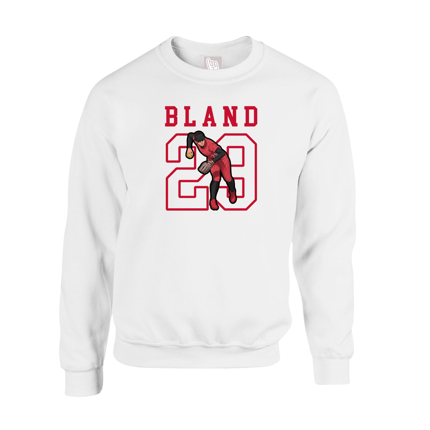 Fleece Crew — Shirsey in White