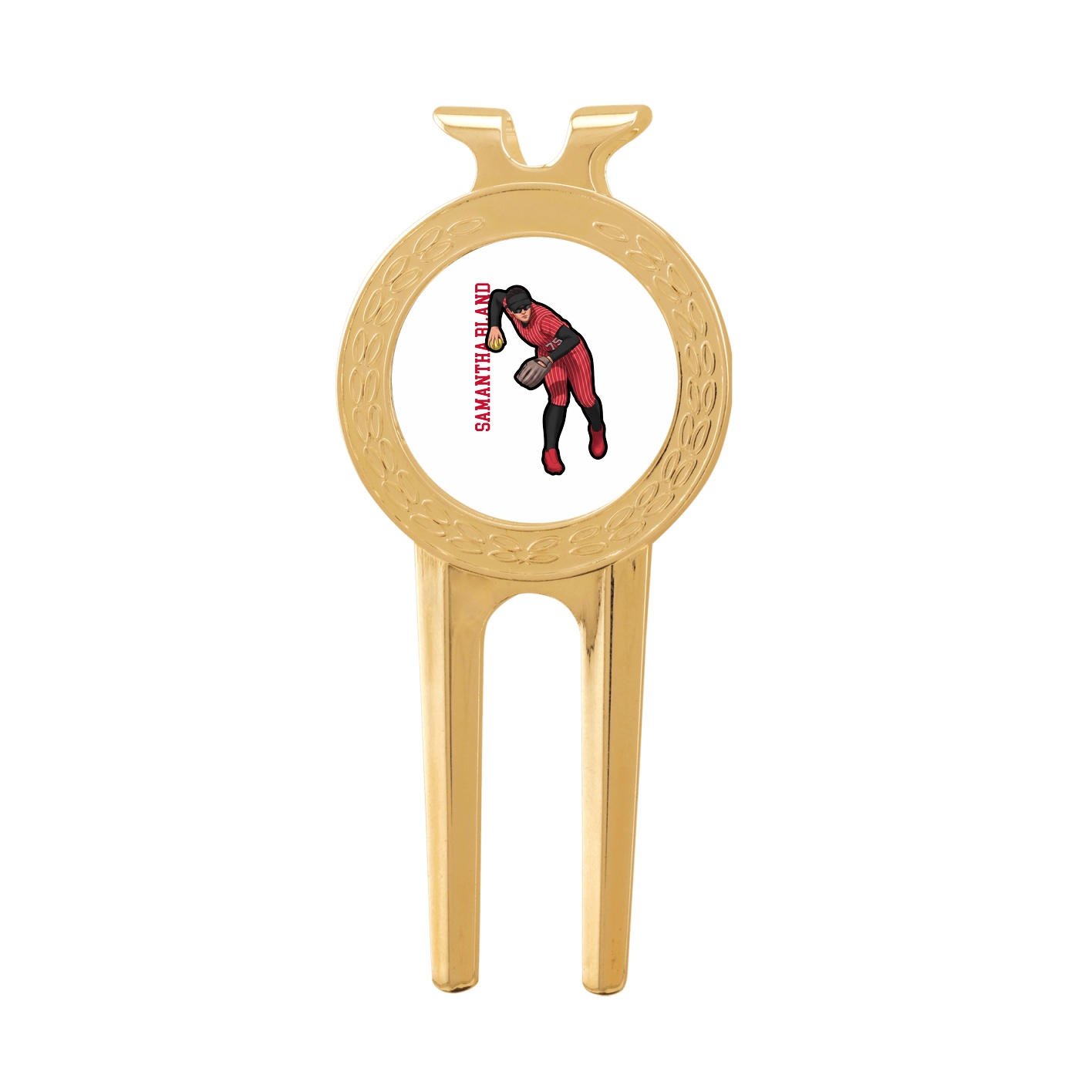 Divot Tool with Ball Marker — Name Vertical in Classic