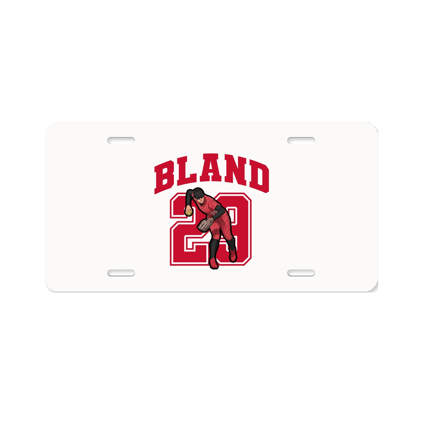 License Plate — Number in Classic