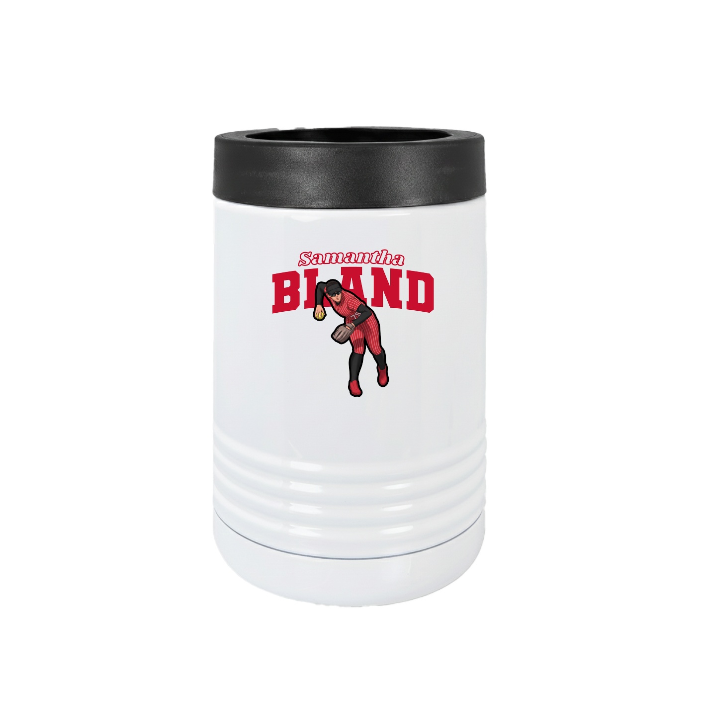 Beverage Holder — Name Arch in White