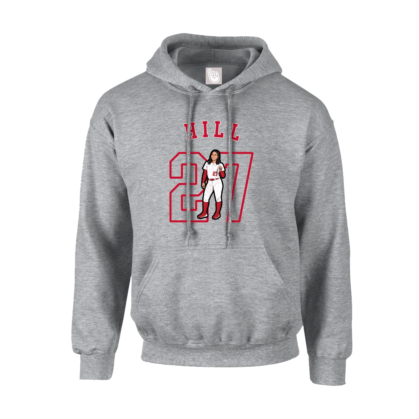 Hoodie — Shirsey Arch in Grey