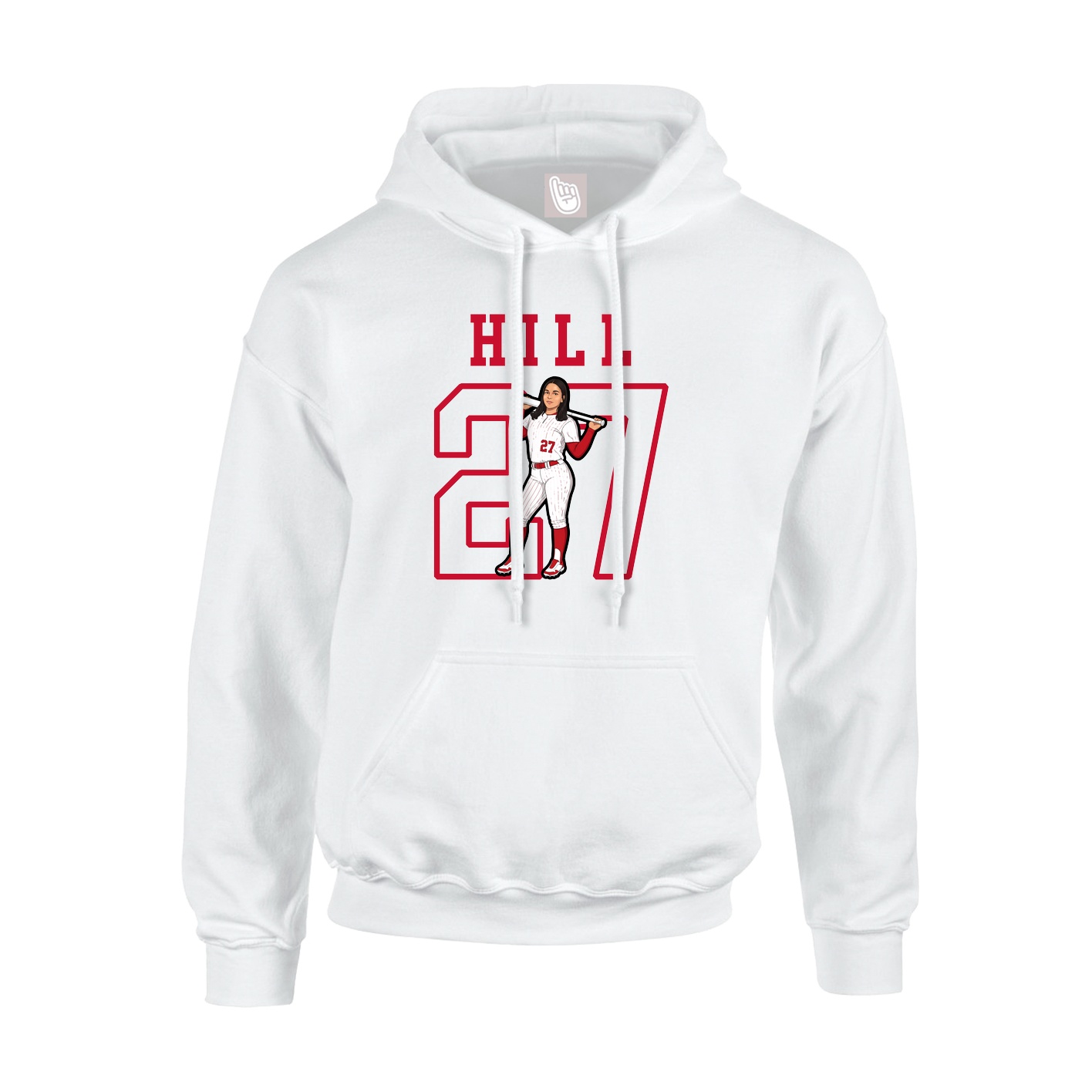 Hoodie — Shirsey in White