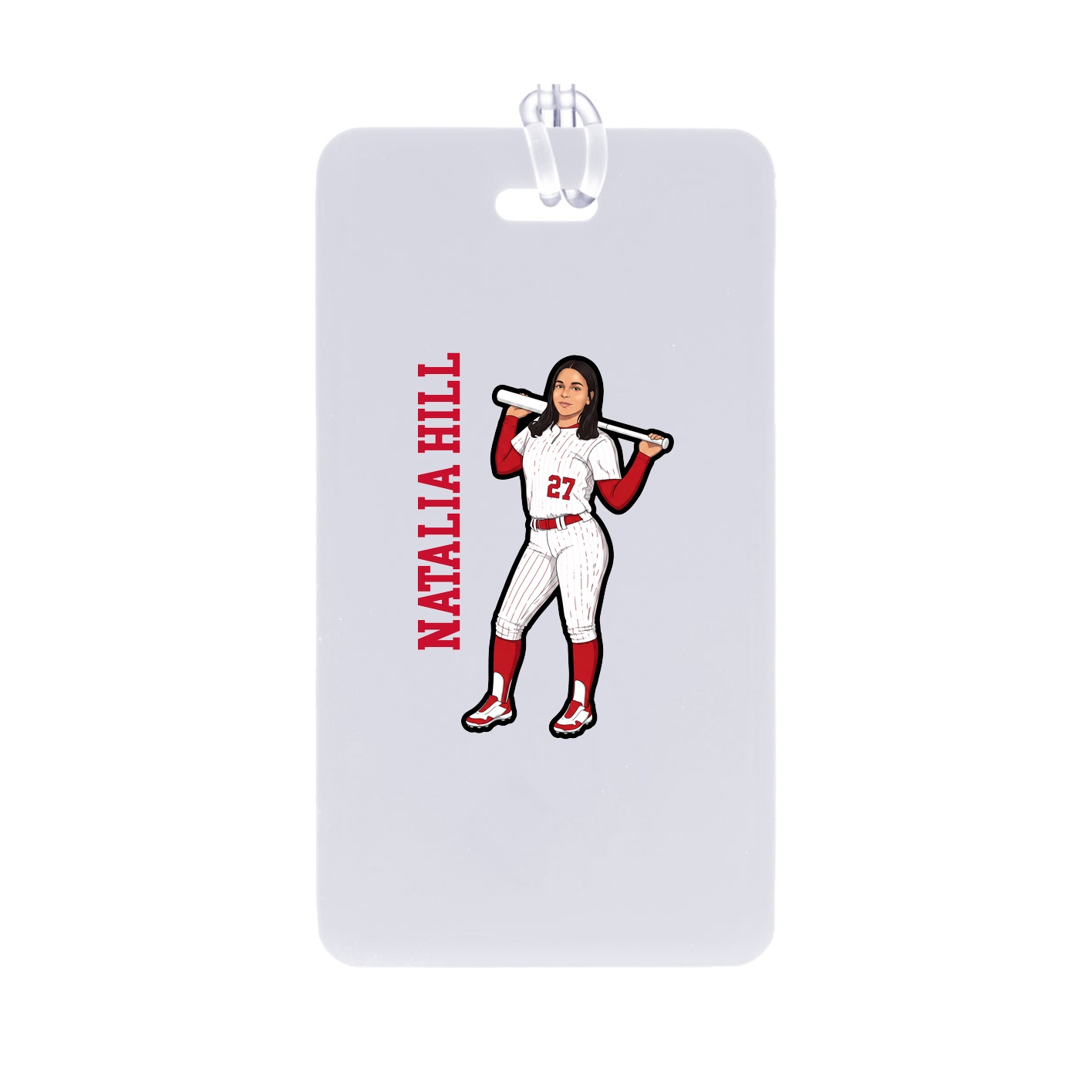 Bag Tag — Name Vertical in Classic