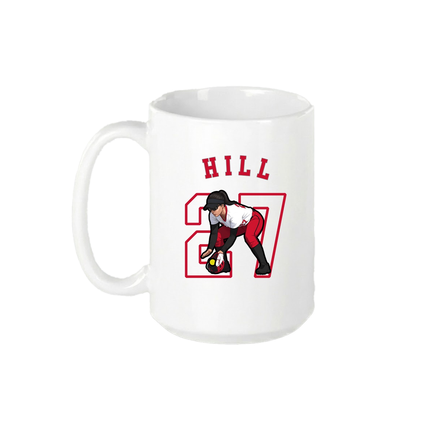 15oz Coffee Mug — Shirsey Arch in White