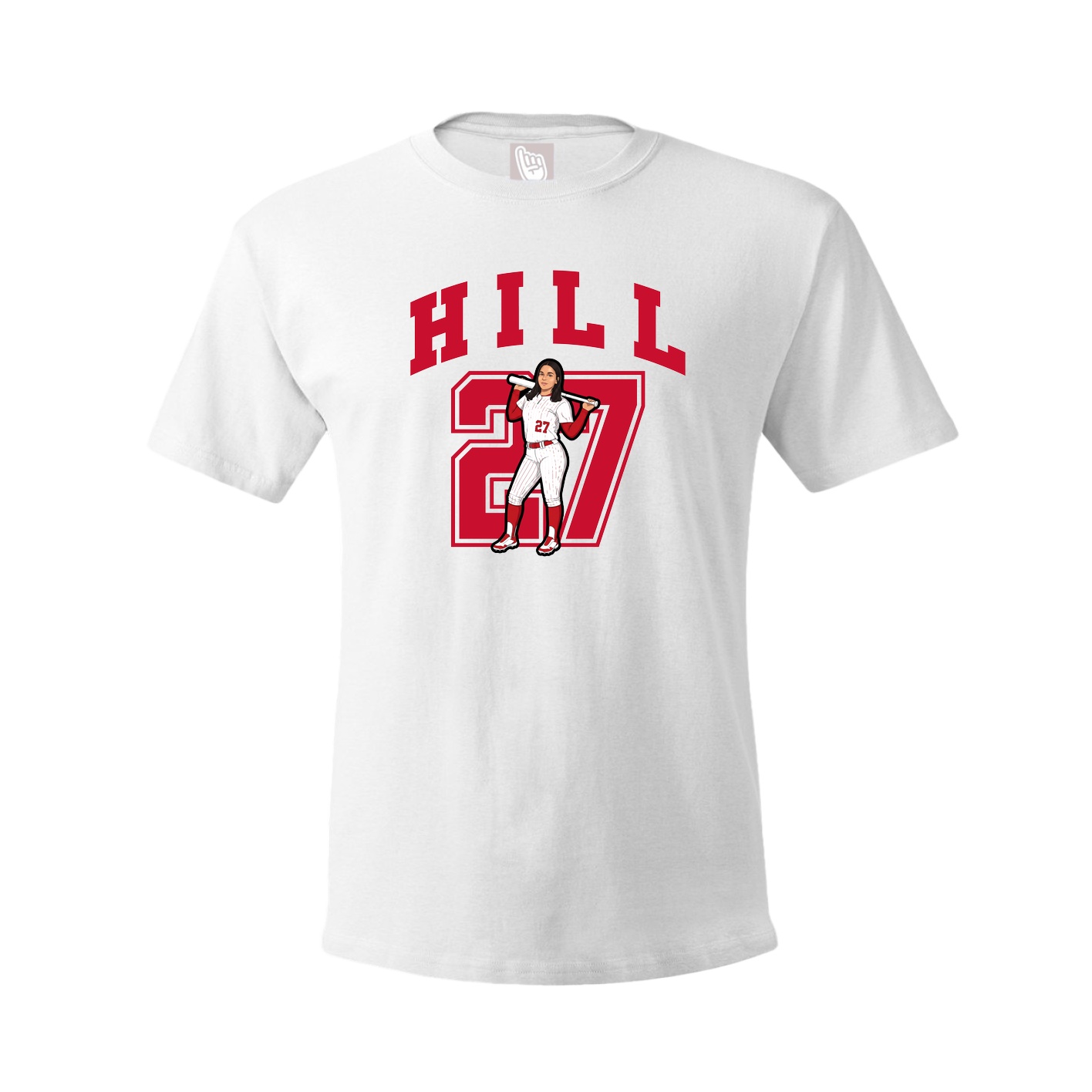 Tee — Number in White