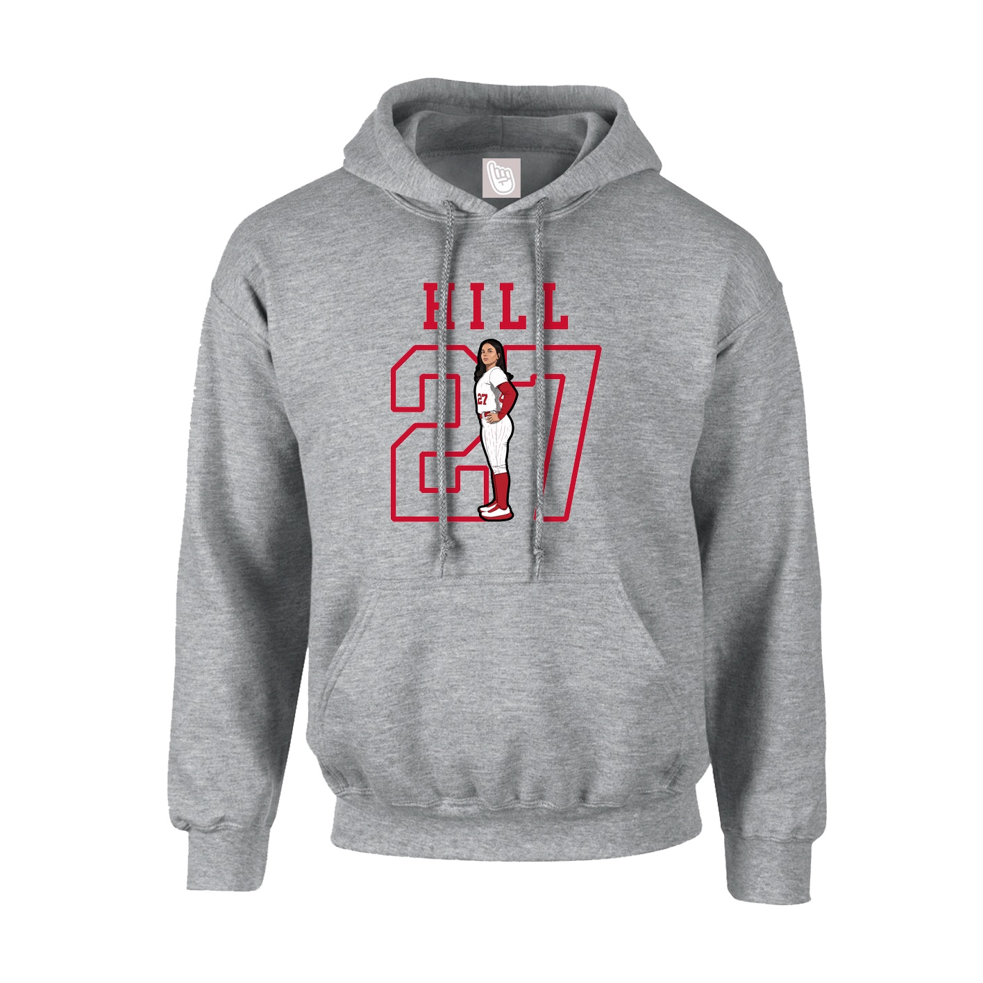 Hoodie — Shirsey in Grey