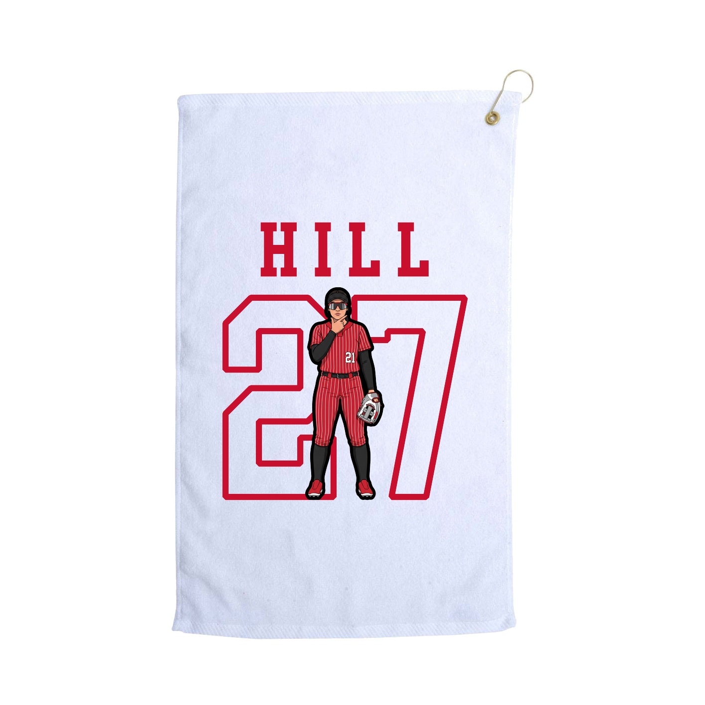 Golf Towel — Shirsey in White