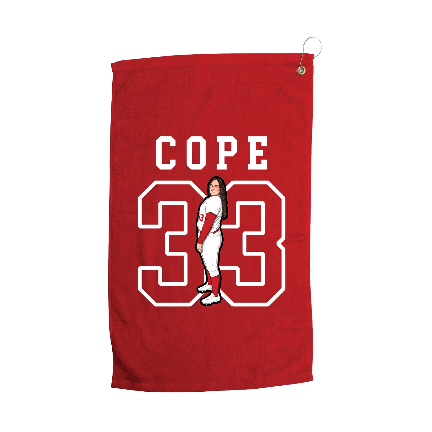 Golf Towel — Shirsey in Red