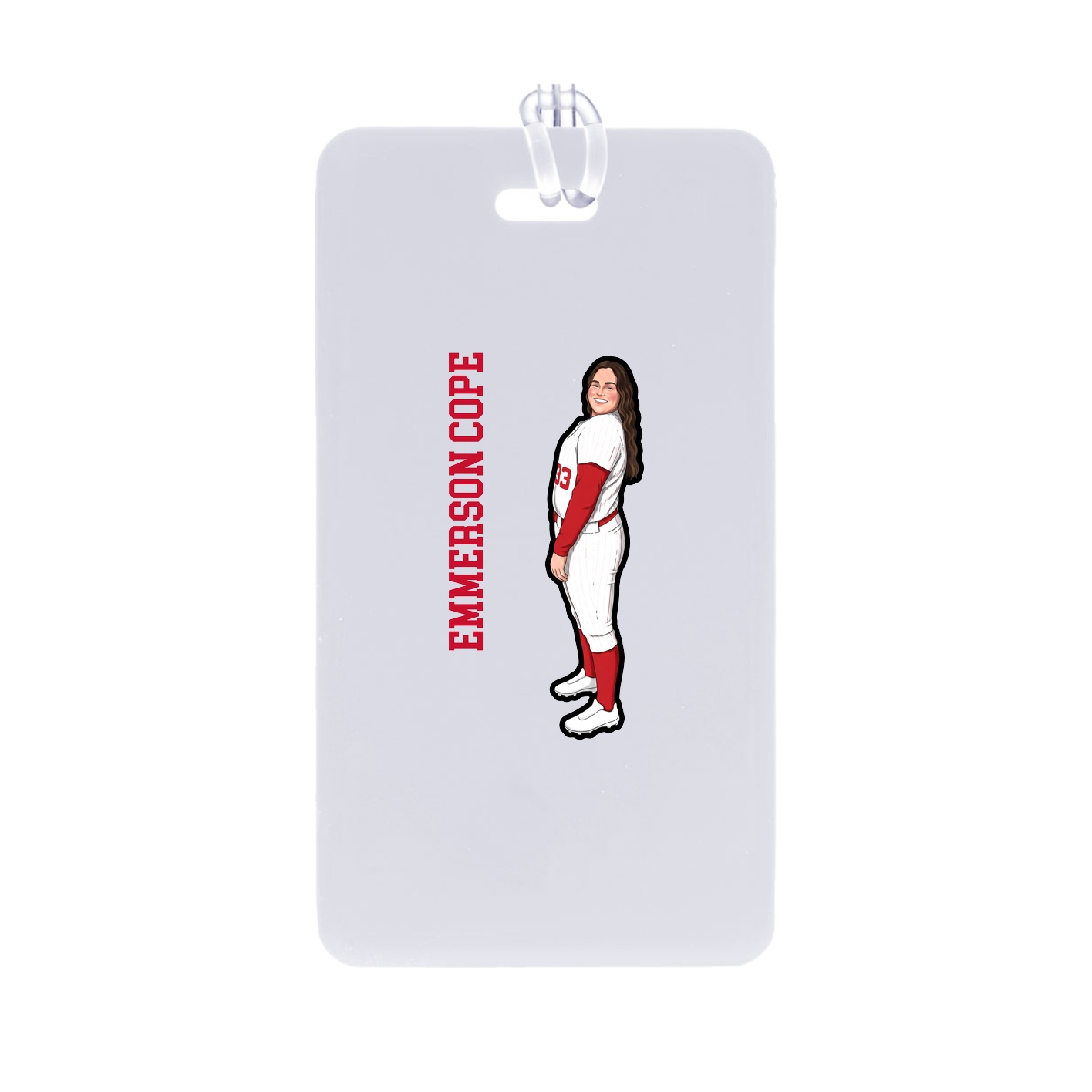 Bag Tag — Name Vertical in Classic