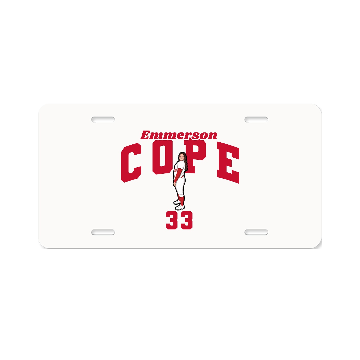 License Plate — Signature Arch in Classic