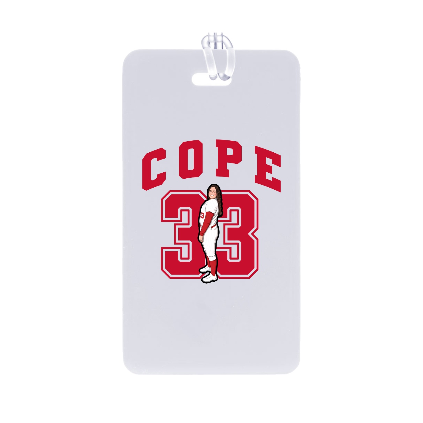 Bag Tag — Number in Classic