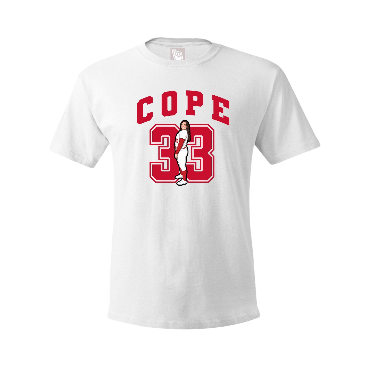 Tee — Number in White