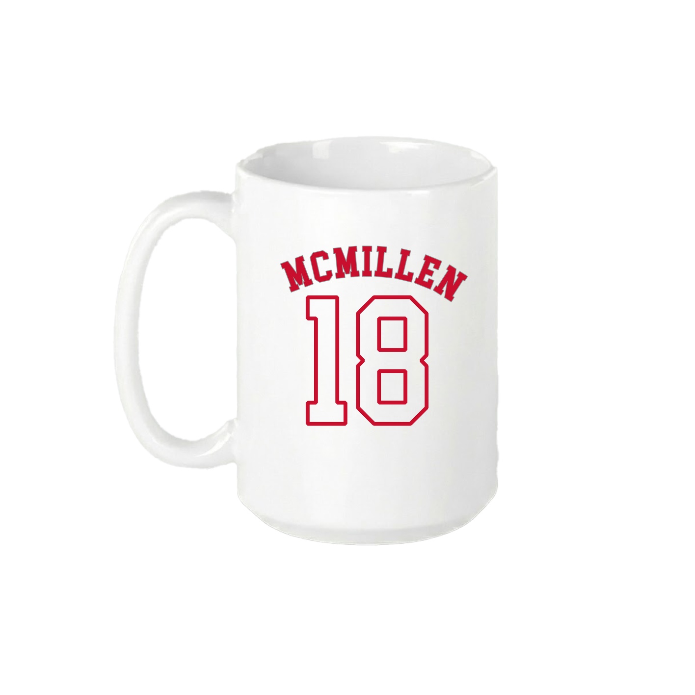 15oz Coffee Mug — Shirsey Arch in White