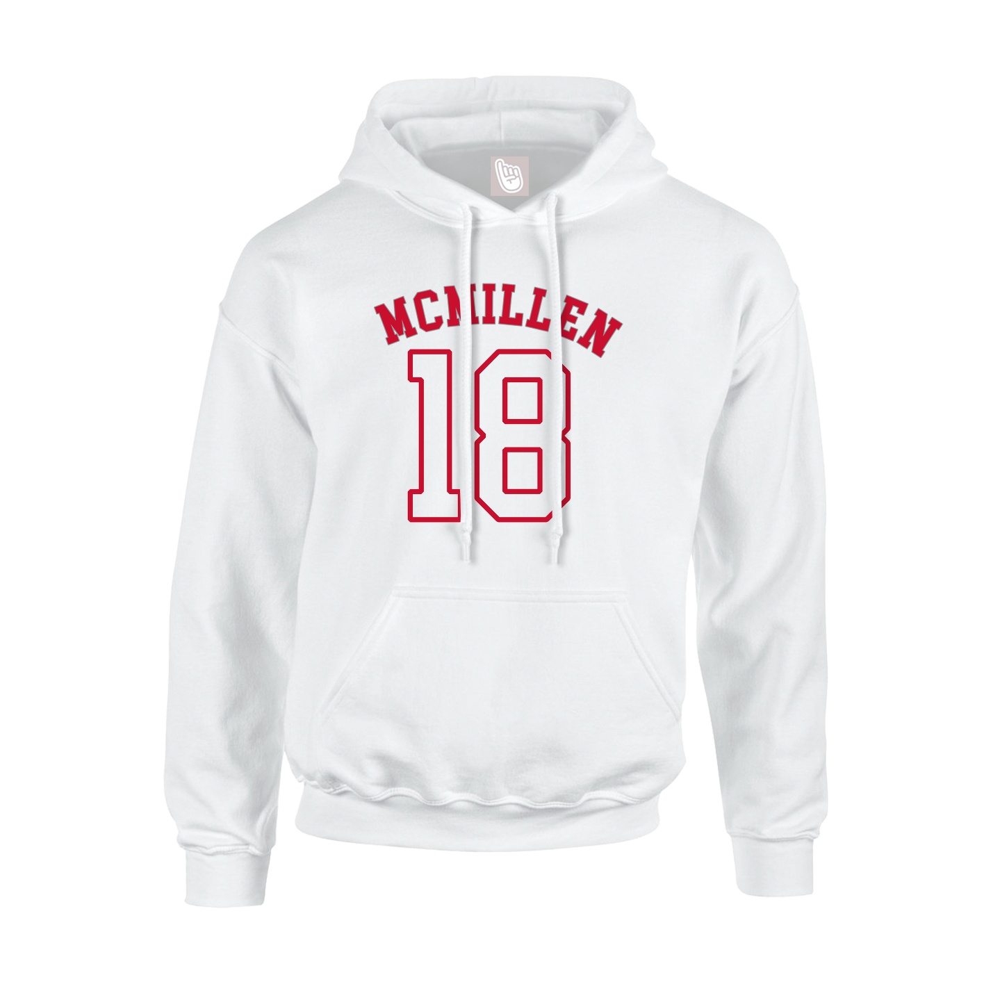Hoodie — Shirsey Arch in White