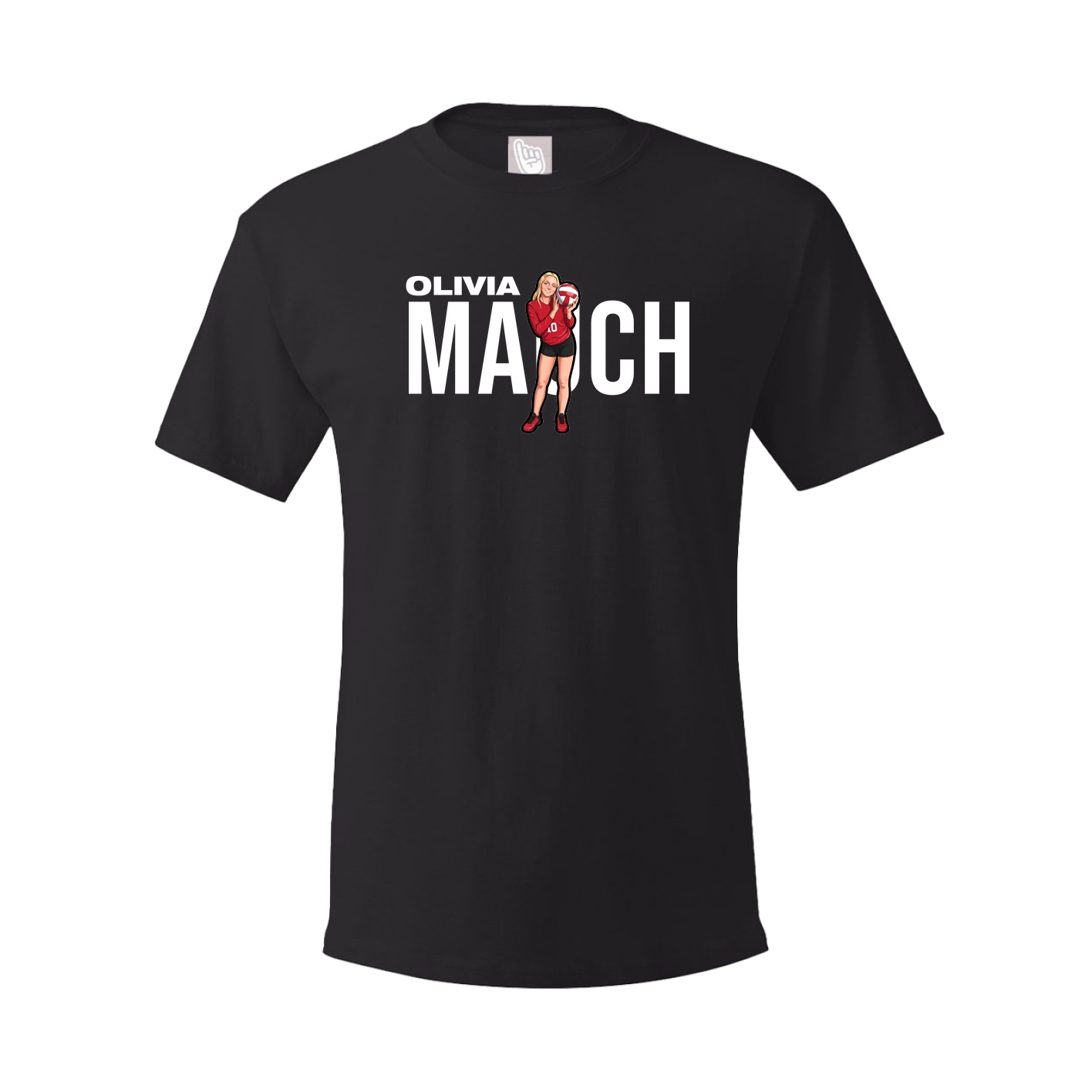 Tee — Player Name in Black