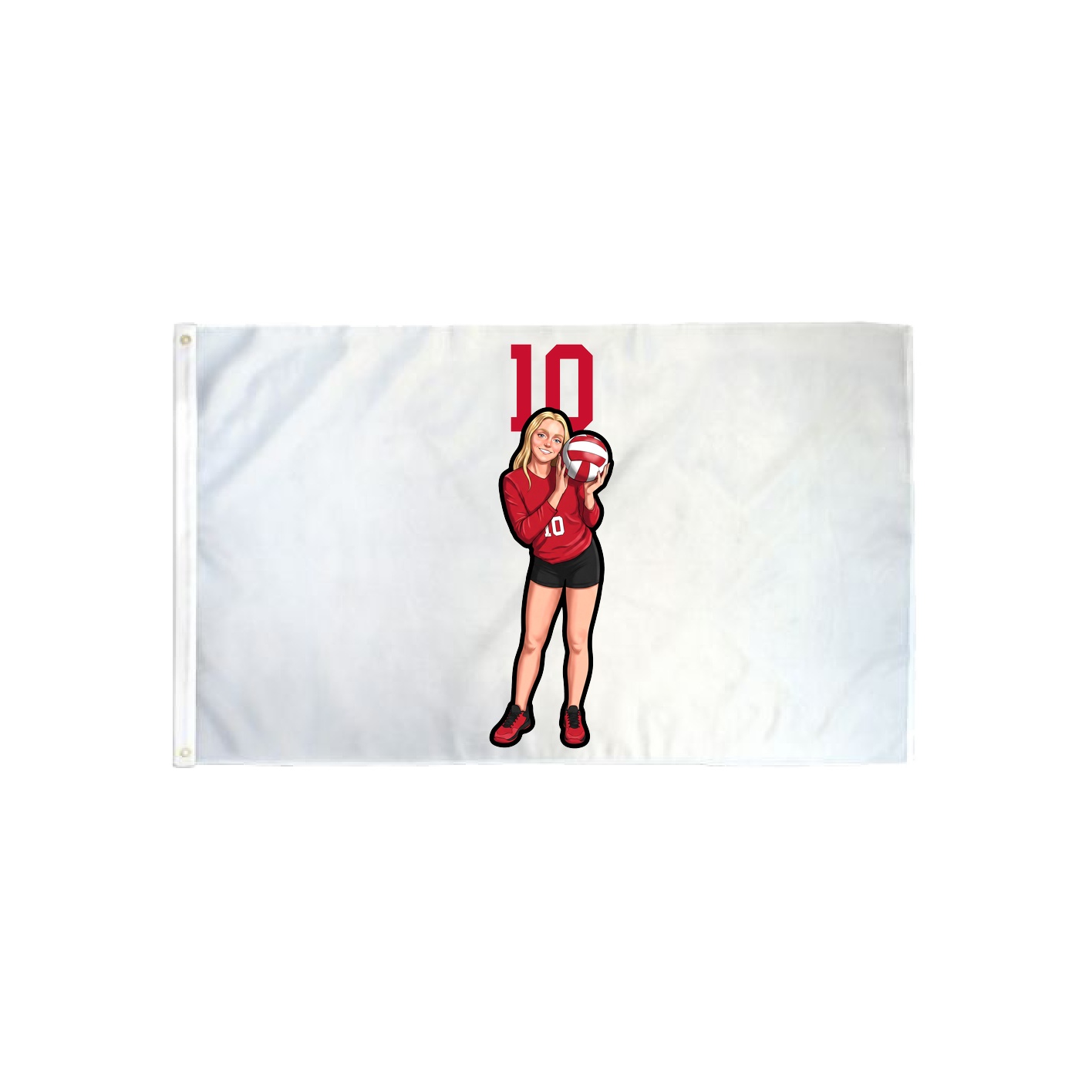 3x5 Flag — Number Top in Classic