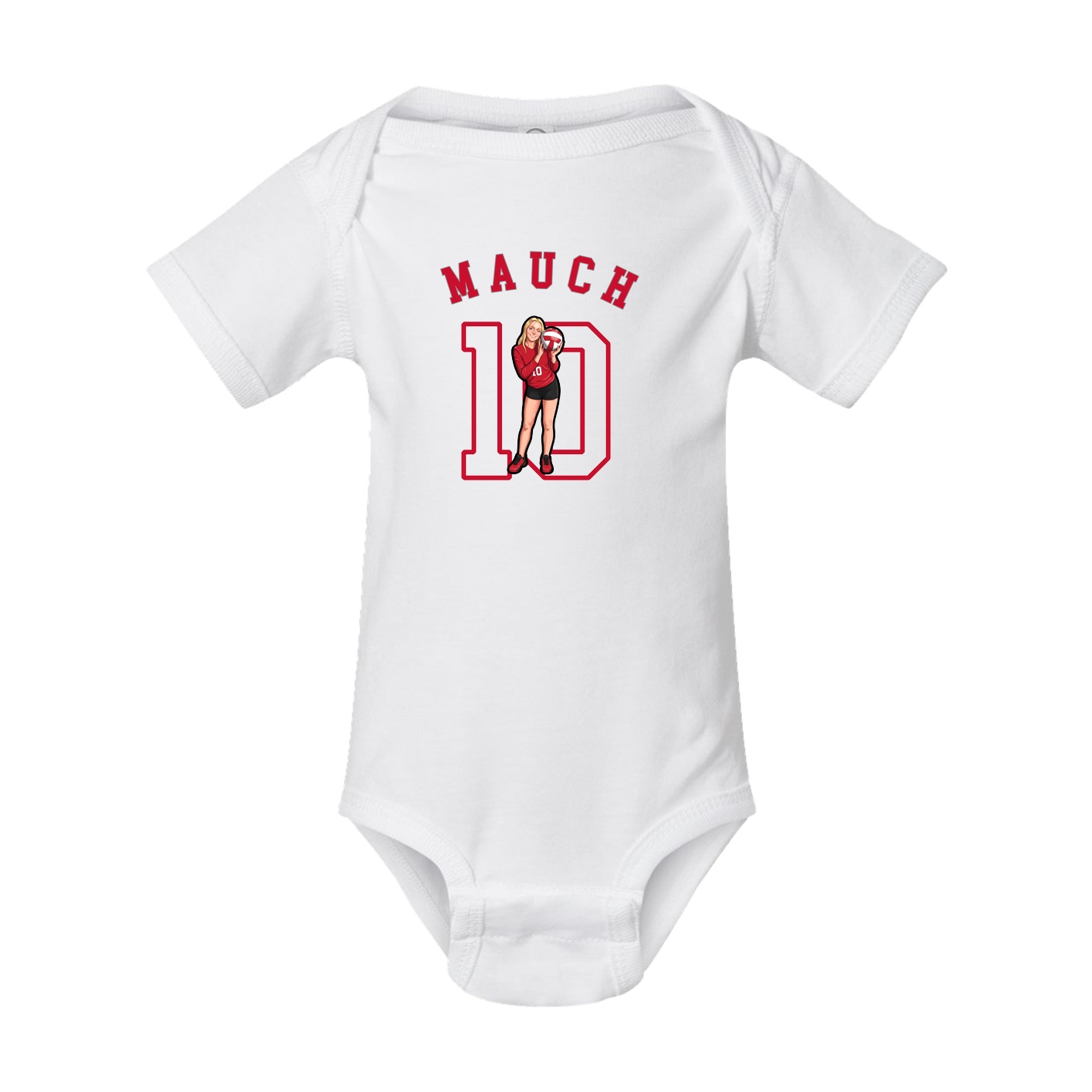Baby Onesie — Shirsey Arch in White