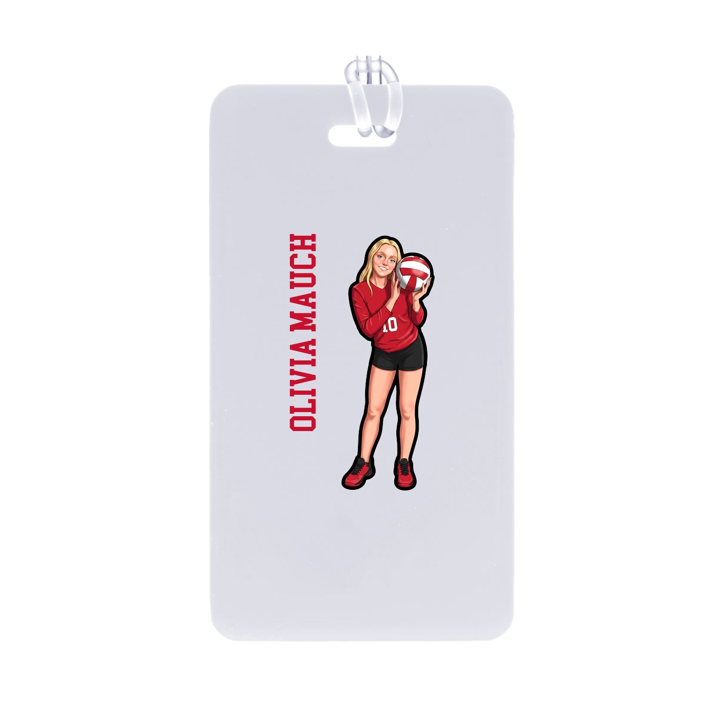 Bag Tag — Name Vertical in Classic