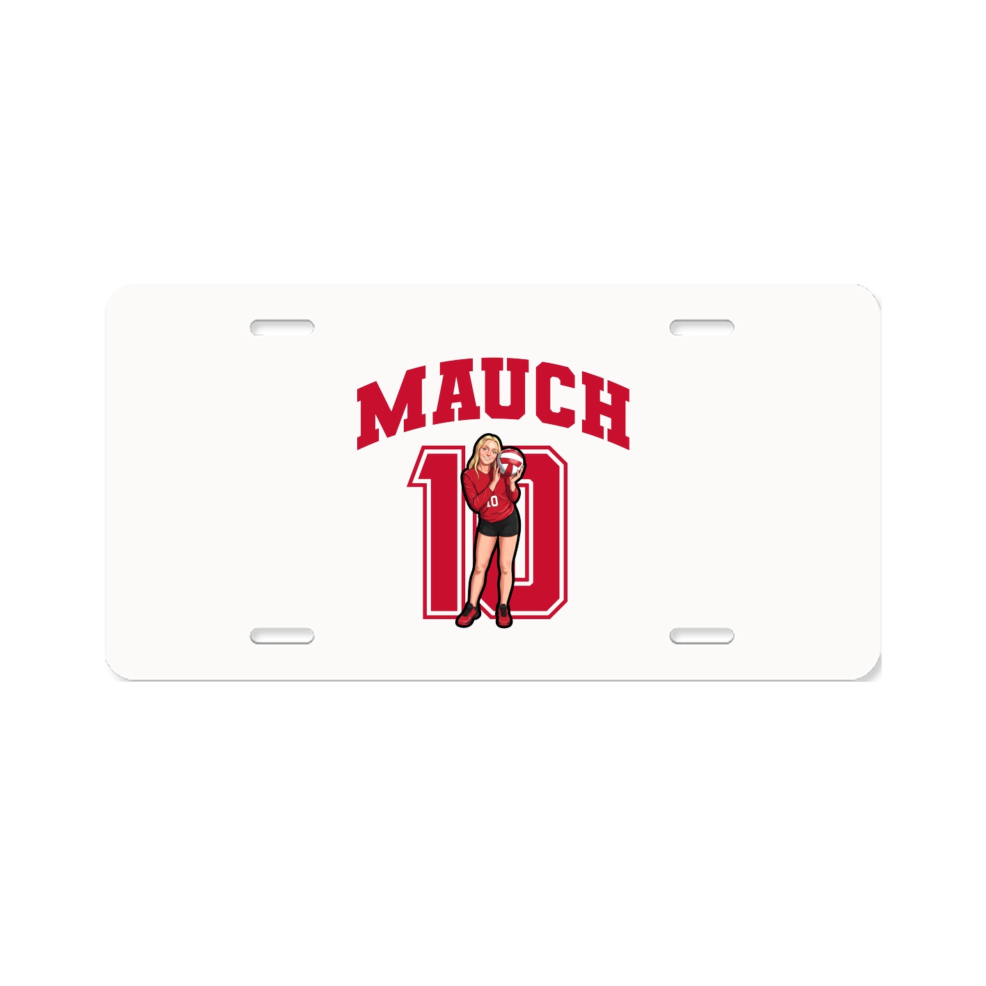License Plate — Number in Classic